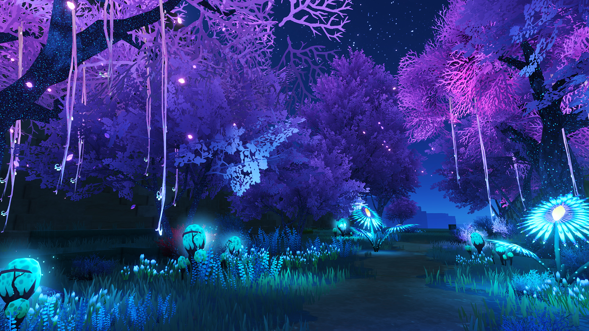 预约页场景轮播图-紫色的树